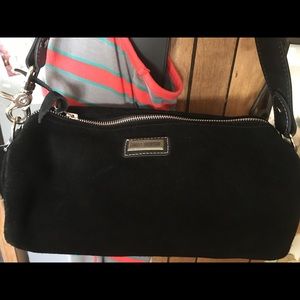 New Harley handbag suede black